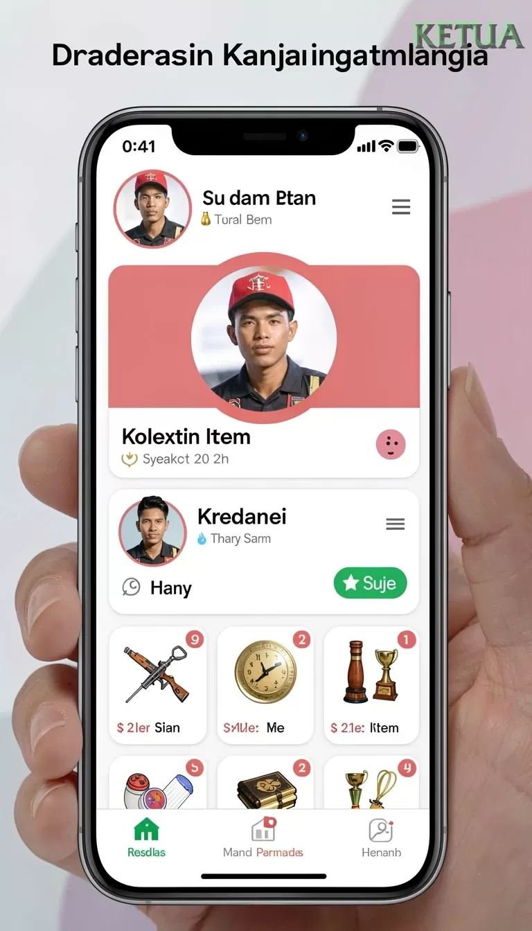Cuplikan layar SUPERVIP — pengaturan akun